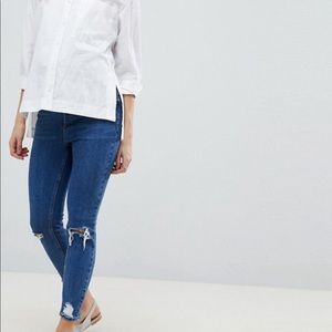 ASOS DESIGN Maternity boyfriend jeans